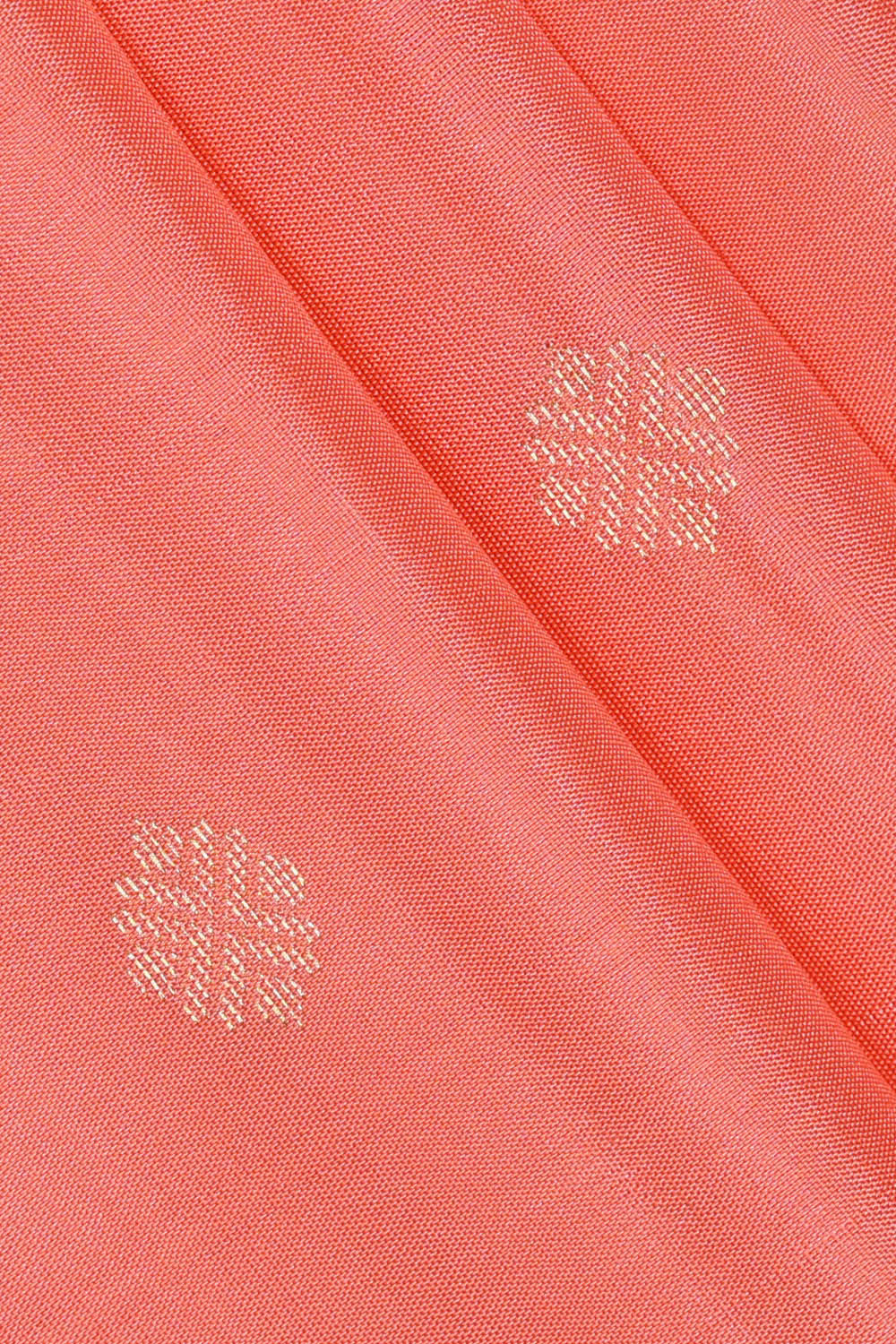 Image of Peach Silk Saree